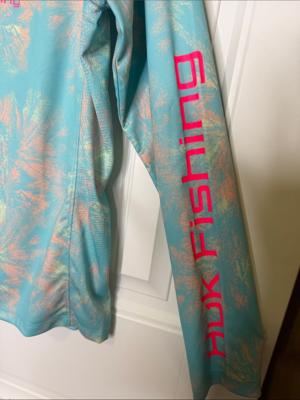 Huk Women’s Multicolor Performance Fishing Long Sleeve Shirt Size M - Picture 7 of 9